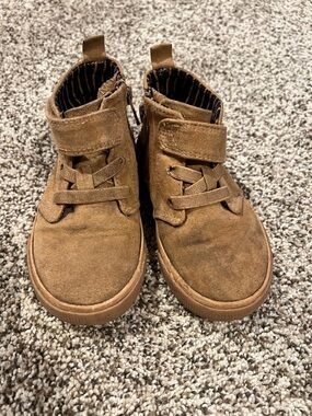 Cat & Jack Brown Suede High-Top Sneakers for Kids